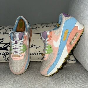 Nike Air Max 90 SE 'Sun Club Multi' DJ9997-100 Womens Size 8